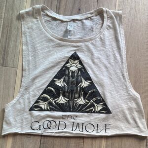 Bella Canvas Cream Graphic Crop Top